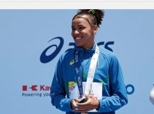 Atleta brasileira leva o ouro com tempo recorde nos 400m T13