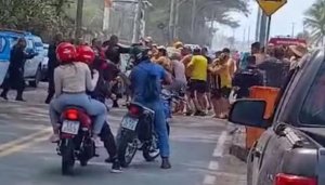 Antes de jogo pela Libertadores, torcedores de Flamengo e Peñarol brigam no Rio