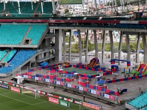 Bahia cria espaço kid para alegria da criançada tricolor