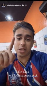 Deputado Bolsonarista posta vídeo com camisa do Bahia; confira