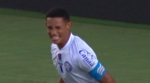 Com show de Tiago, Bahia consegue virada sobre o Goiás na Copa do Brasil sub-20