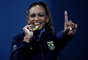 Rebeca Andrade é anunciada como embaixadora dos Jogos da Juventude; saiba mais