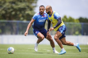 Bahia realiza treino técnico e tático no CT Evaristo de Macedo