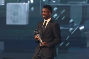 Vinícius Júnior é eleito o melhor jogador do mundo no The Best FIFA 2024