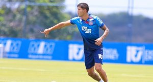 Elenco do Bahia se prepara para o Ba-Vi com treino tático e finalizações